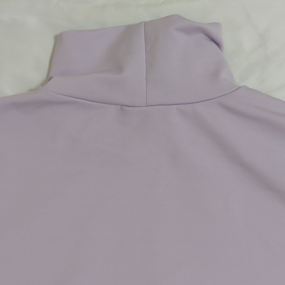 Nike Pro Dri-Fit Mock-Neck Long-Sleeve Top, Color Purple Size L (Kids) - Picture 14 of 14